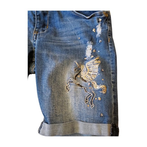 SO Cuffed Denim Shorts - Picture 9 of 9